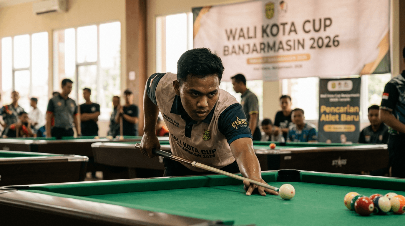 Viral Turnamen Biliar Wali Kota Cup Banjarmasin 2026