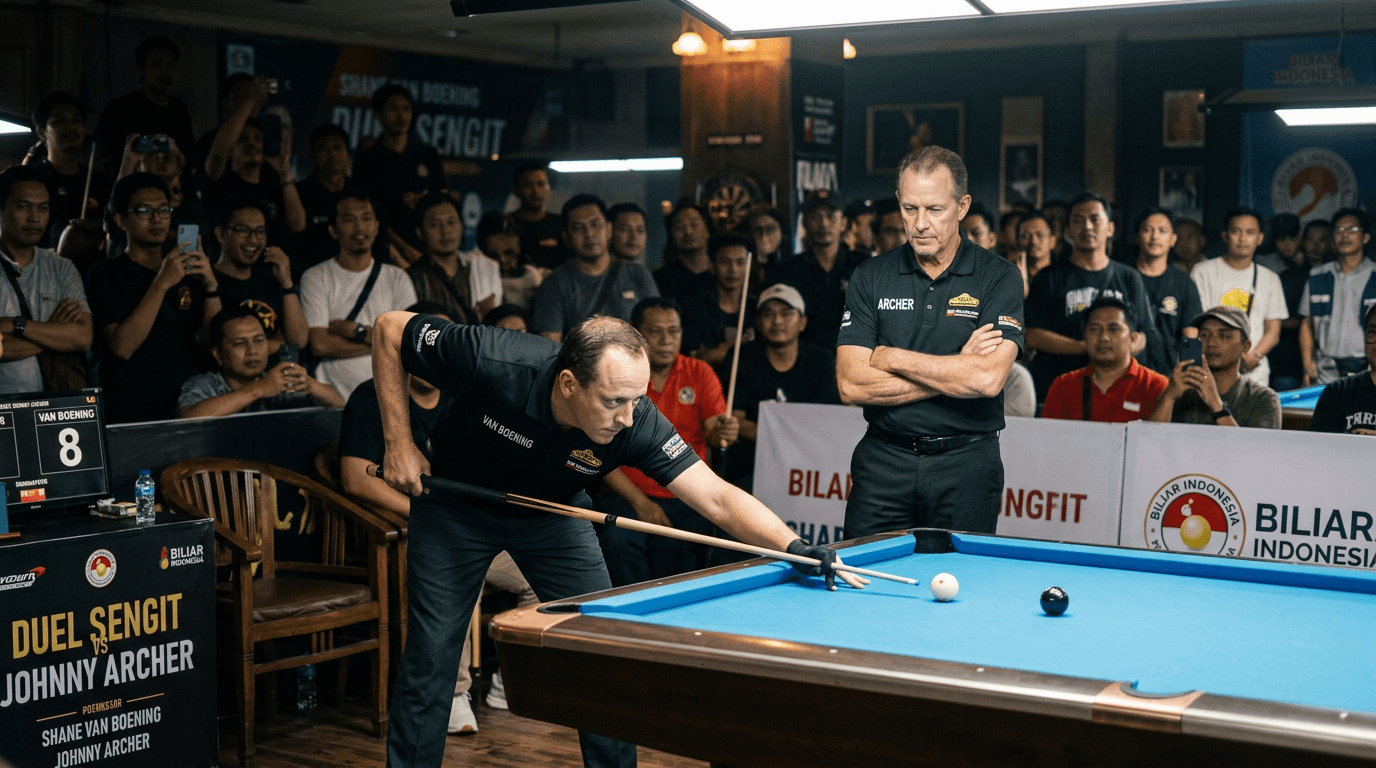 Viral Duel Sengit Shane Van Boening vs Johnny Archer