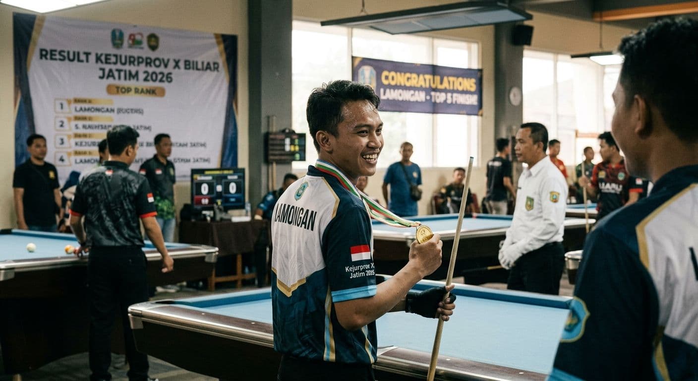 Result Kejurprov X Biliar Jatim 2026: Lamongan Berjaya!