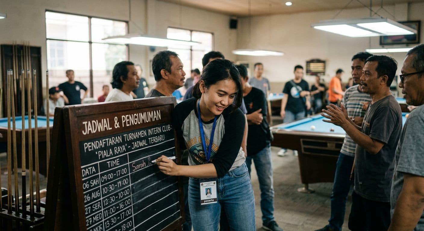 Jadwal Turnamen Billiar Intern Terlengkap & Terupdate