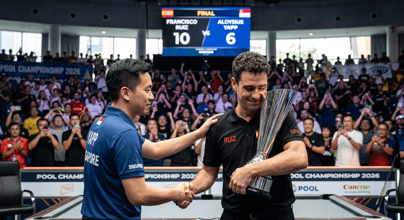 Sengit Francisco Ruiz Juara Open Pool Championship 2026