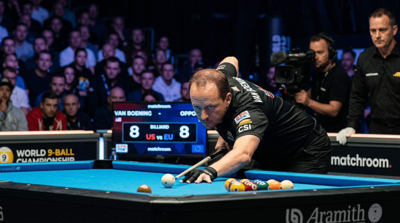 Drama Sengit Shane Van Boening di Meja Billiar