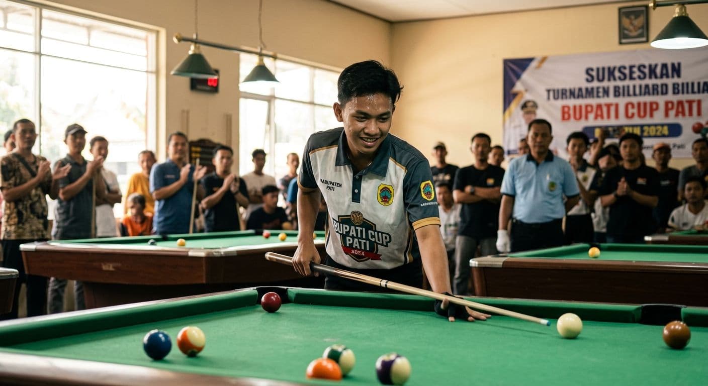 Viral! Turnamen Billiard Bupati Cup Pati Sukses Digelar