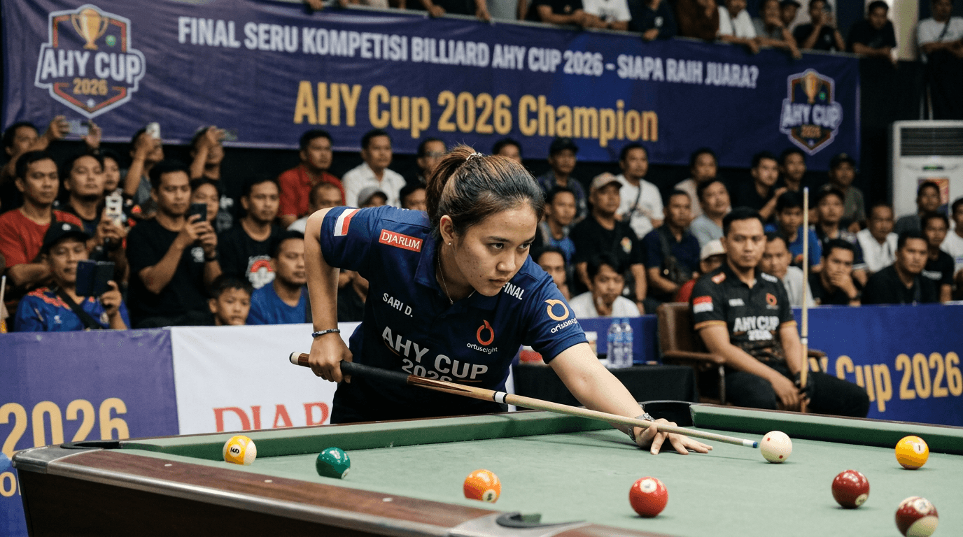 Final Seru Kompetisi Billiard AHY Cup 2026: Siapa Raih Juara?