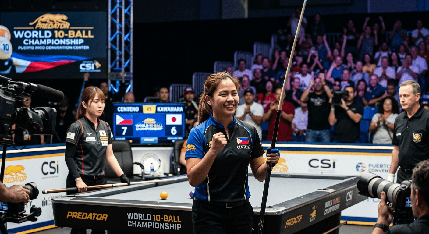 Sengit Chezka Centeno Tekuk Chihiro di Kejuaraan Dunia
