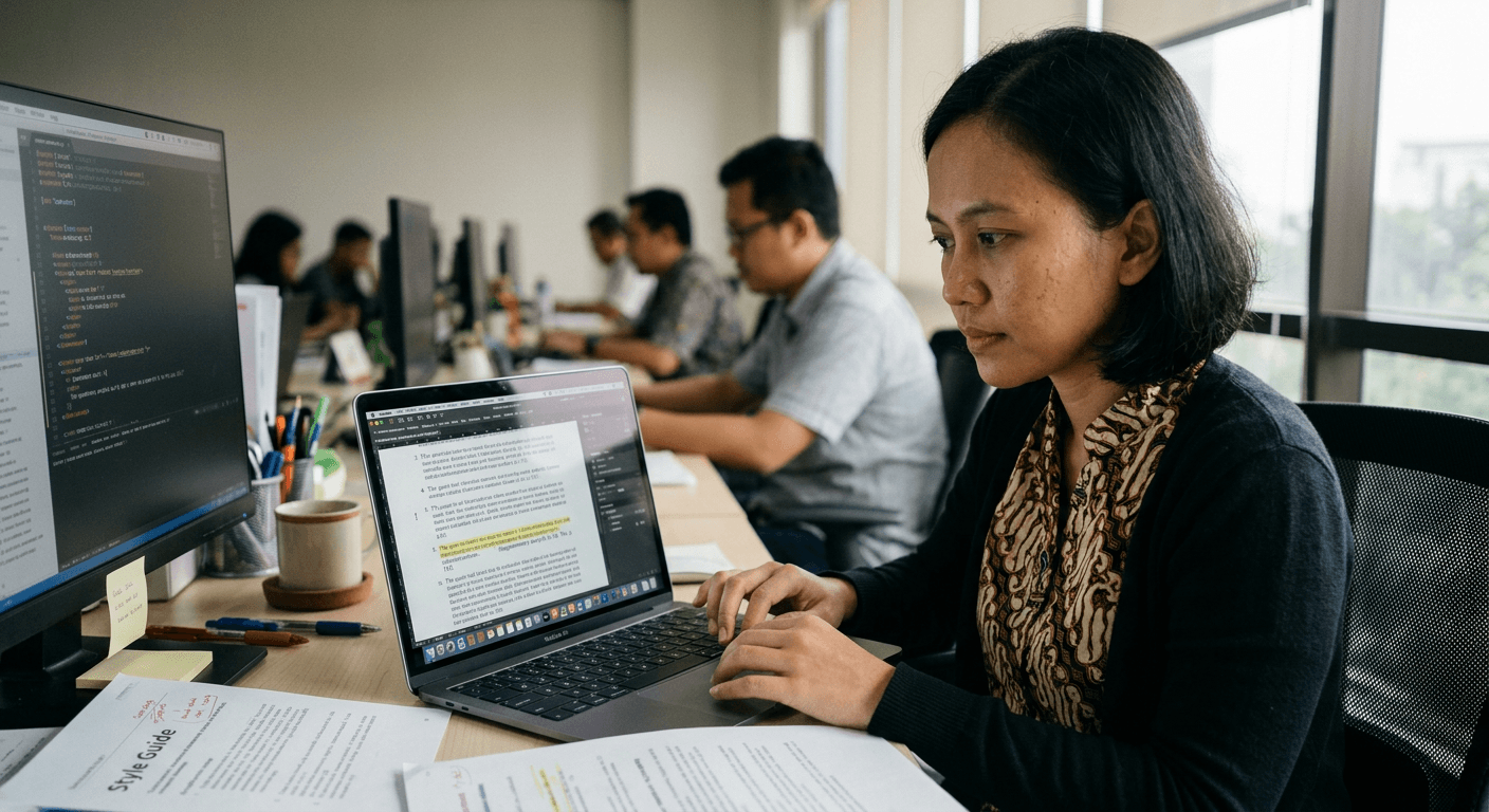 Aturan Mengatur Quotes Numbering Extra Text