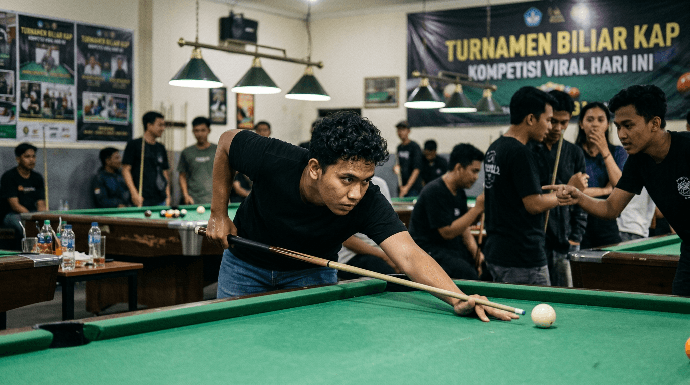 Heboh Turnamen Biliar Kap: Era Baru Kompetisi Viral